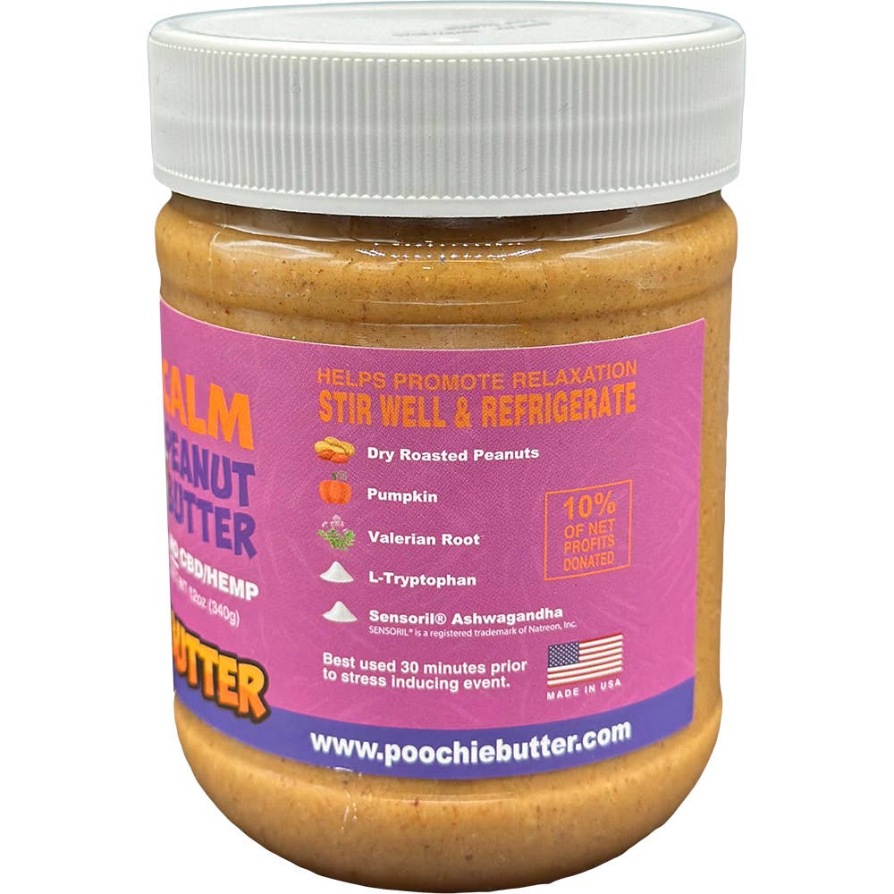 Calming Peanut Butter Jar (No CBD)