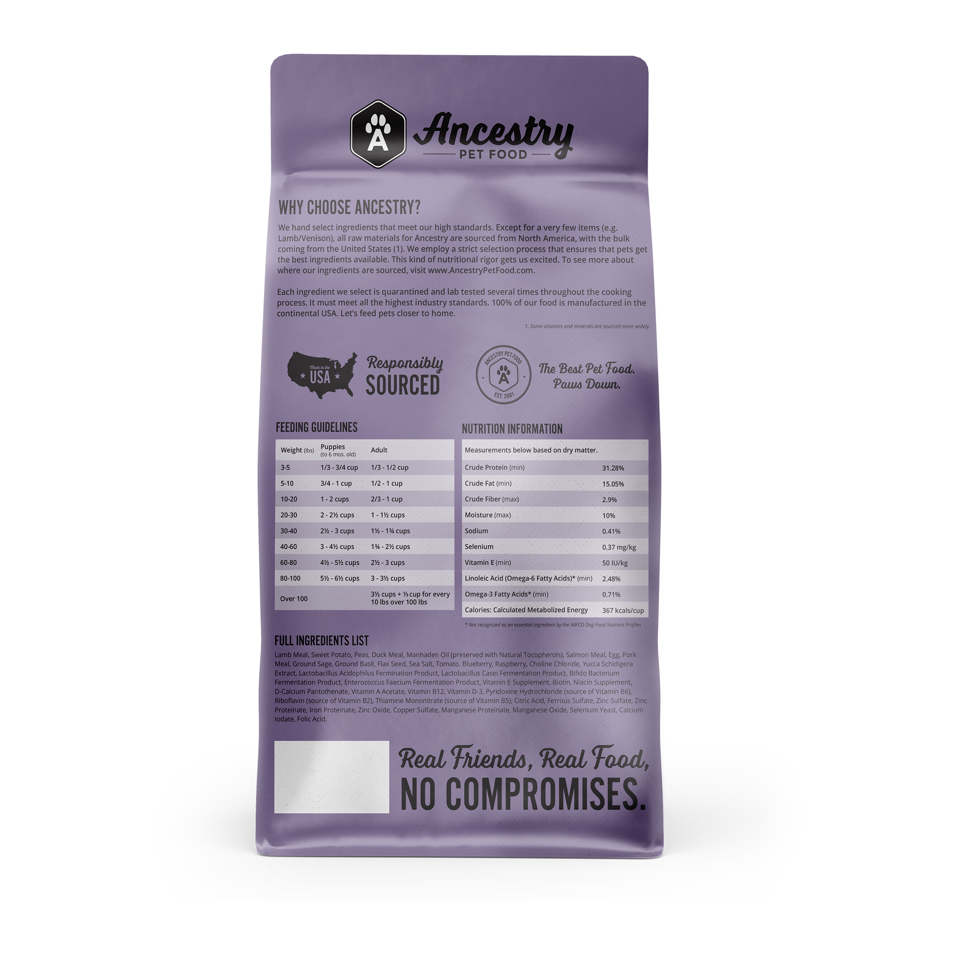 Homeland with Lamb Meal