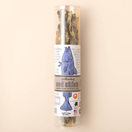 🐟🐾Hand-Rolled Alaskan Cod Treats for Dogs & Cats
