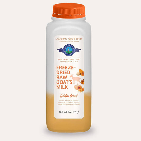 $12.99 Golden Blend Freeze-Dried Raw Goat Milk