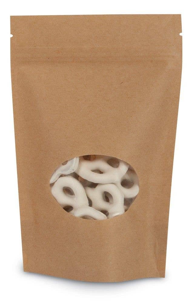 Kraft Stand Up Zipper Pouches