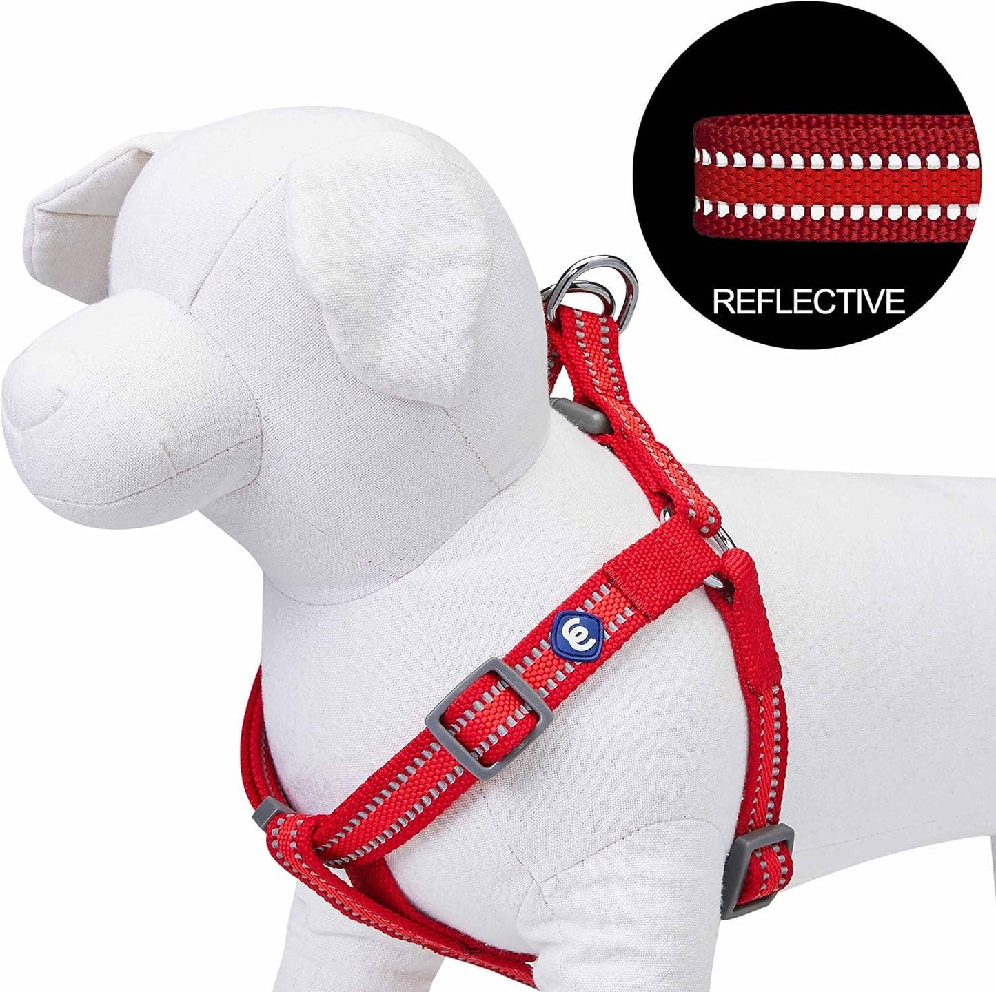 🐾🌙Essentials Reflective Matching Dog Harness & Leash Set