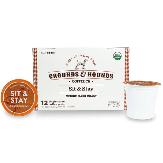 ☕🐾 Sit & Stay – Single Serve Coffee Pods