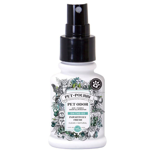🐾🌿 Pet~Pourri® Pawsitively Fresh – Travel Size Pet Odor Eliminator Spray (1.4 oz)
