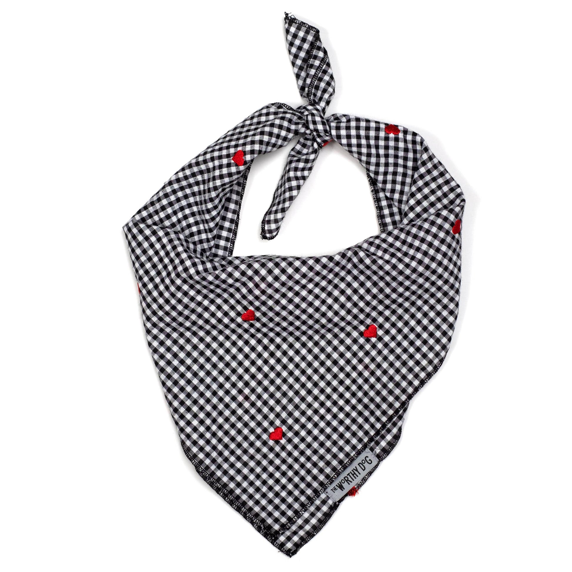 ❤️✨ Gingham Hearts Bandana