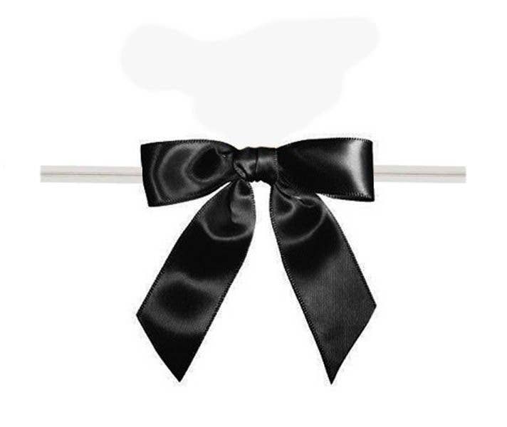 Mini Satin Twist Tie Bows
