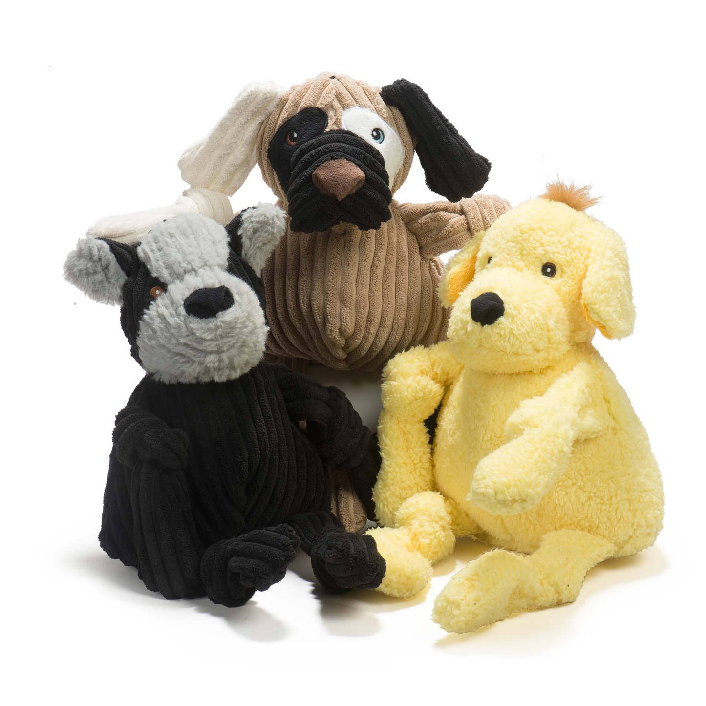 🐕✨ Patches HuggleMutt™ Knottie® Plush Dog Toy, Large