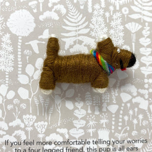 Worry Dog- Worry Doll for dog lovers (hand made and fair tra