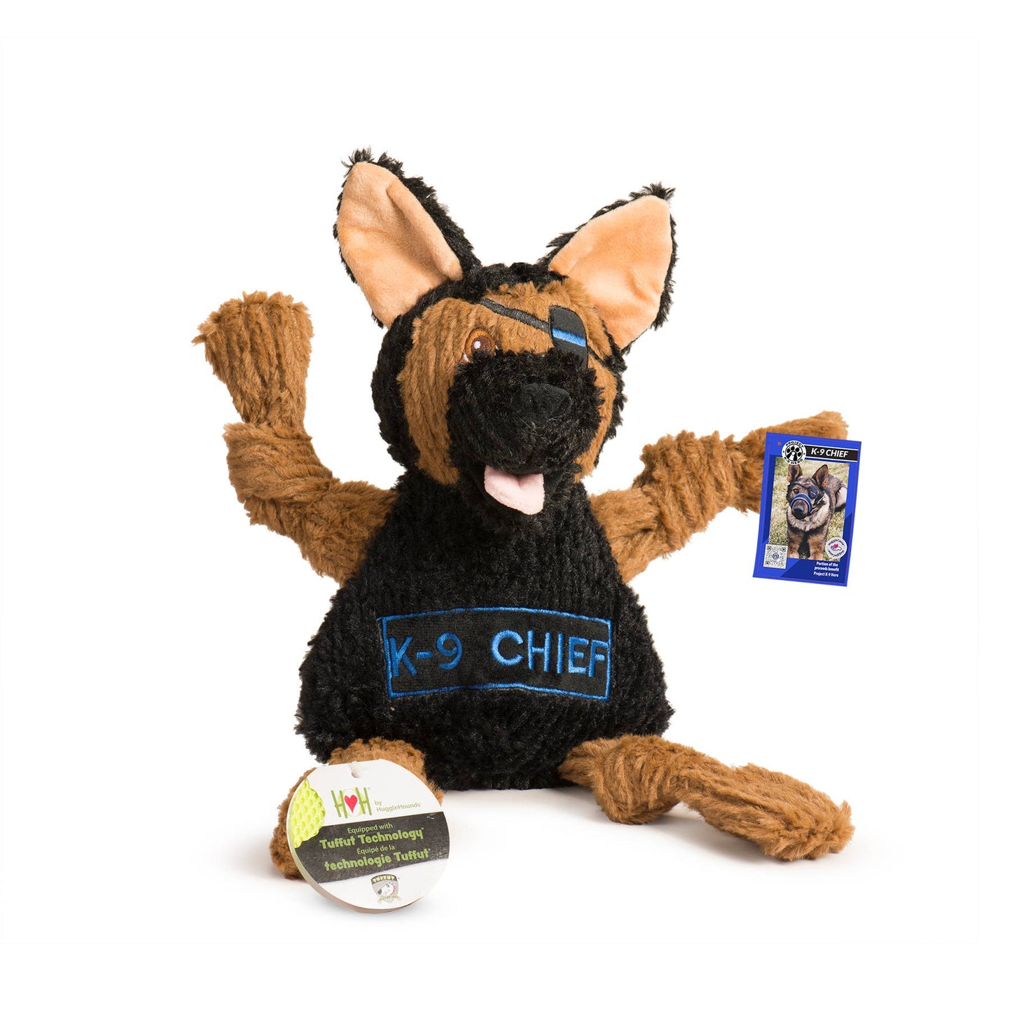🐶 K-9 Hero, Chief Knottie® Plush Dog Toy