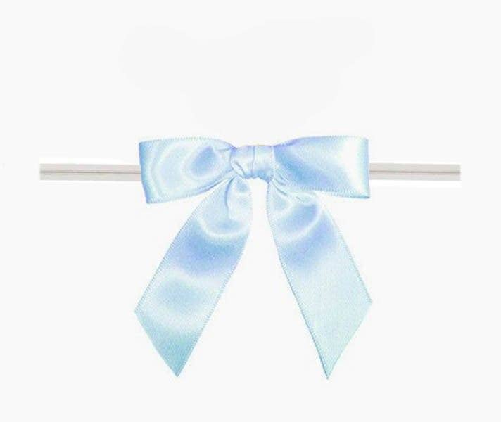 Mini Satin Twist Tie Bows