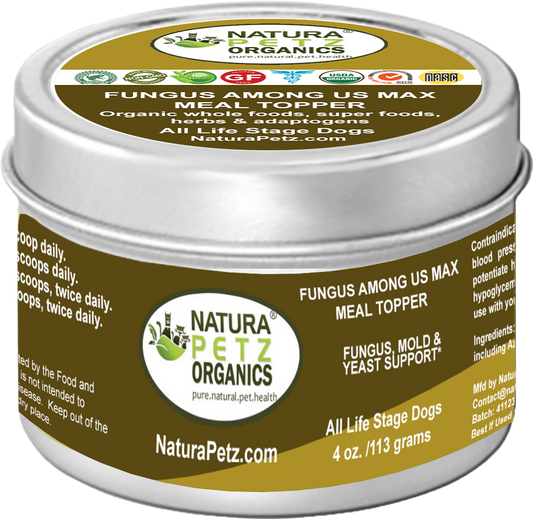 🌿🐾 Fungus Among Us™ Max Meal Topper – Daily Immune & Microbial Balance Support for Dogs & Cats 🐶🐱✨