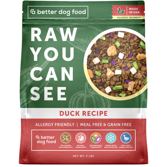 🦆🌱Allergy Friendly Duck Dog Food