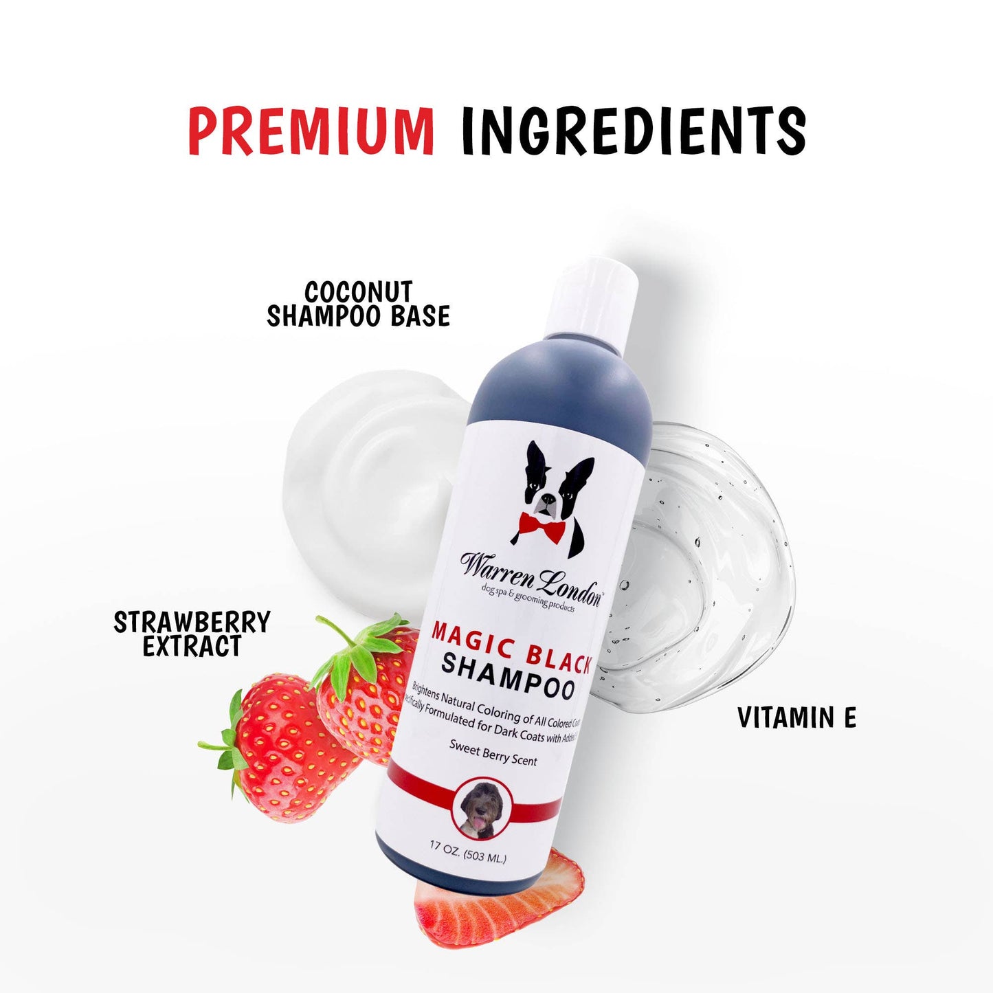 Magic Black Brightening Dog Shampoo