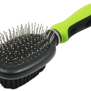 Pet Life ® Flex Series 2-in-1 Dual-Sided Pin & Grooming Pet