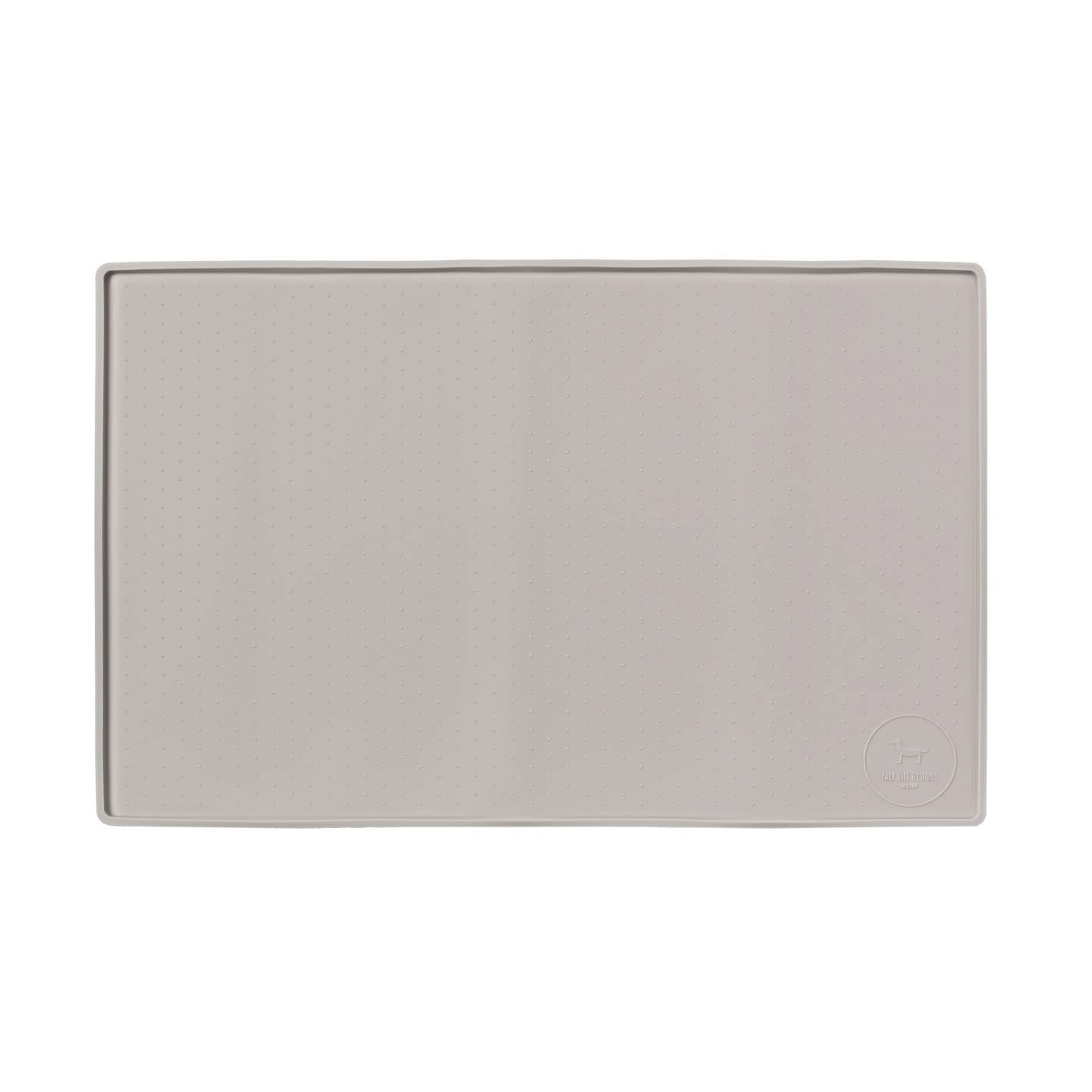 Gray Silicone Mess Free Pet Placemat