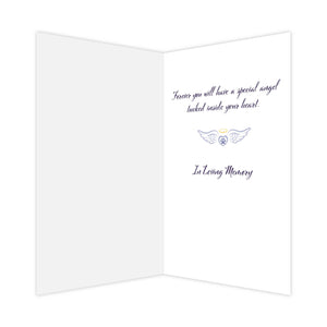 Cat Sympathy Card - Cat-We have heard that angels have wings