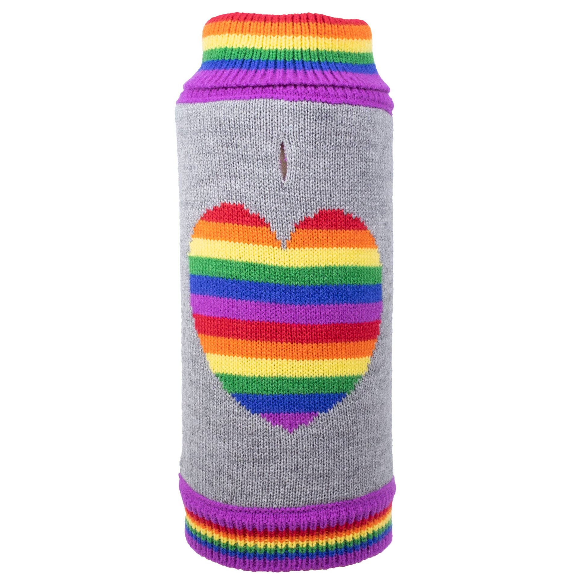 🌈 Rainbow Heart Sweater