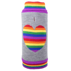 🌈 Rainbow Heart Sweater