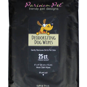 Parisian Pet Deodorizing Wipes - 25 Wipes/Pk