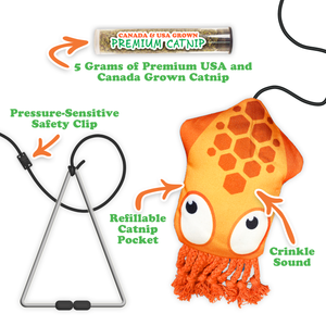 Jump 'n' Jamb Monkey or Squid Cat Toy