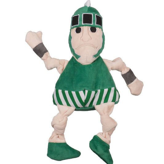 💚 Michigan State Sparty Knottie® Plush Dog Toy