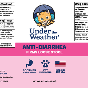 Anti-Diarrhea Liquid For Cats