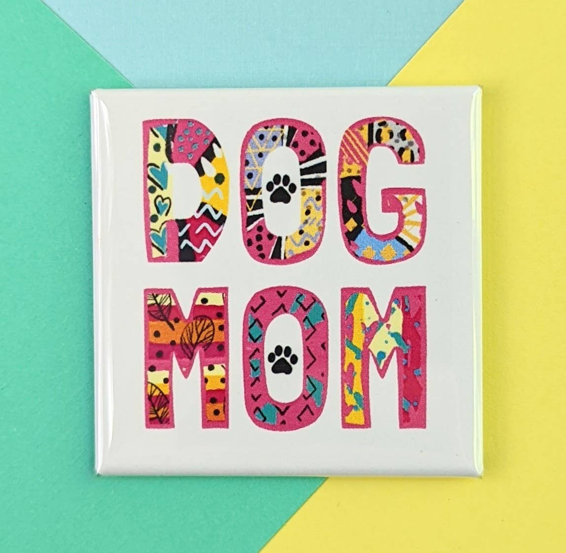 Happy Little Magnet - Dog Mom