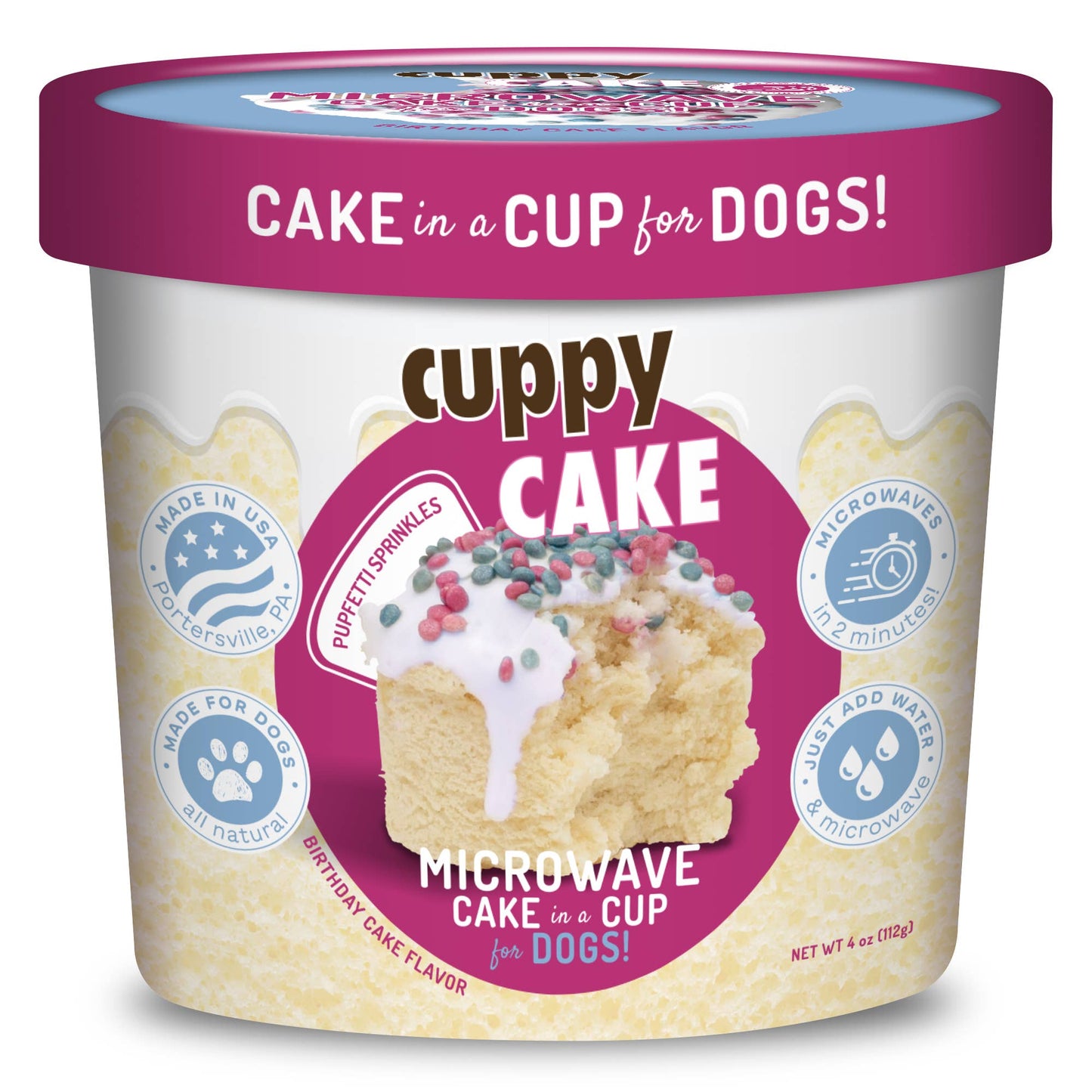 🧁🎉🐶 Cuppy Cake™ Birthday Cake Mix for Dogs 🎂🐾