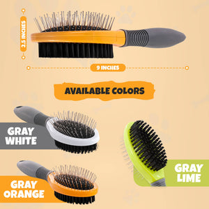 Double-Sided Pet Grooming Brush