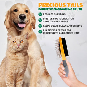 Double-Sided Pet Grooming Brush