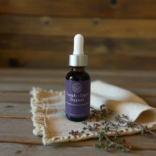 🌿🌱 Lymph + Liver Support Tincture for Detox and Drainage 1oz.