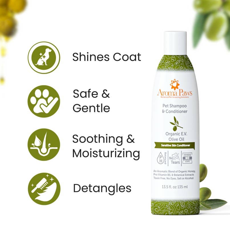 13.5 Oz. Shampoo Organic Olive Oil