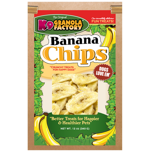 Banana Chips For Dogs, 12oz