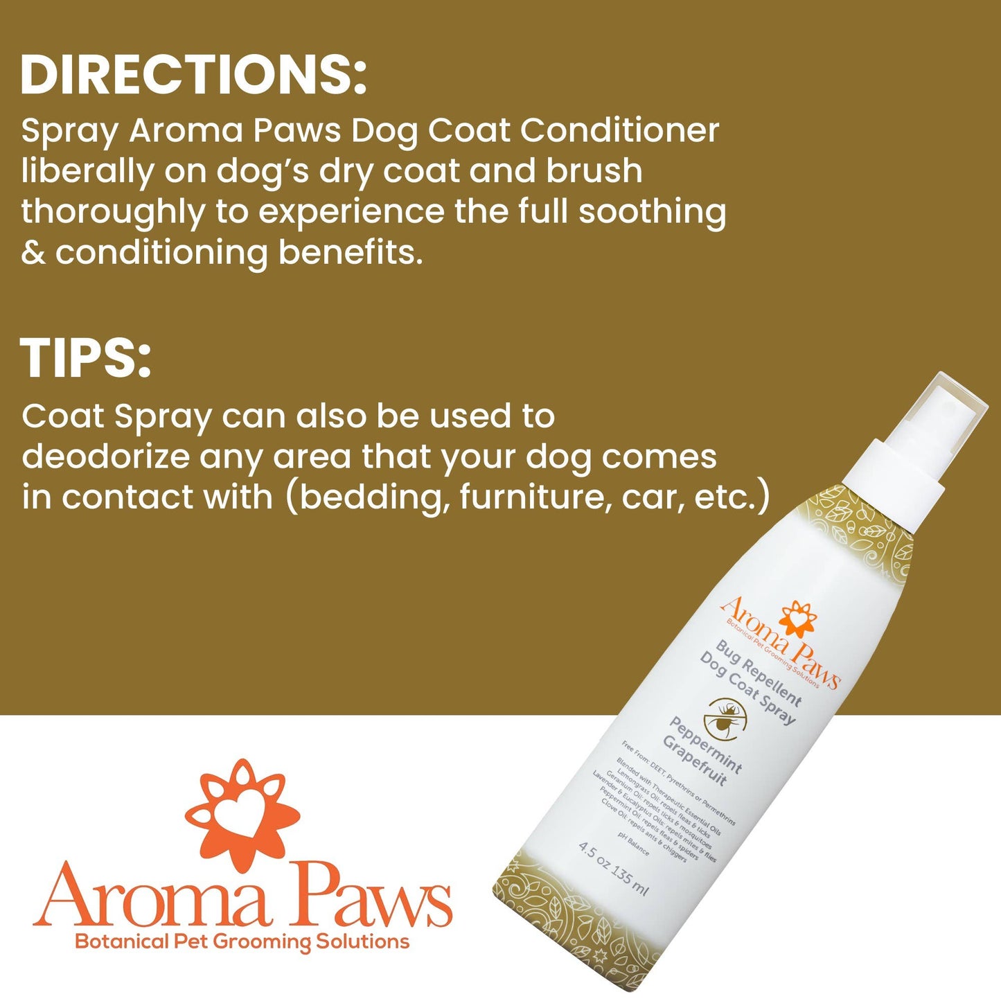 💚 Aroma Paws Repellent Spray 4.5oz