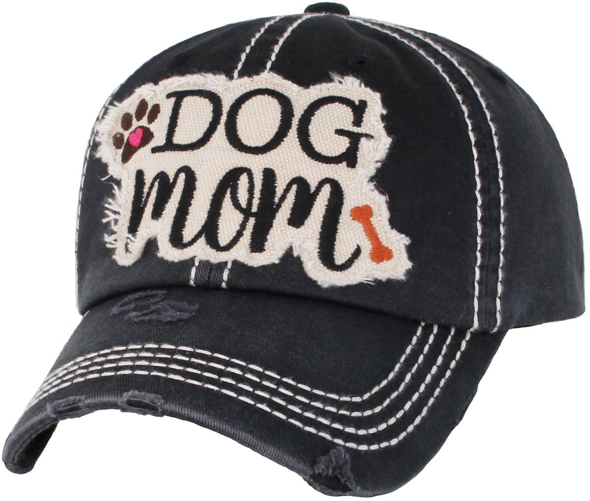 🐕💕🧢DOG MOM WASHED VINTAGE BALLCAP