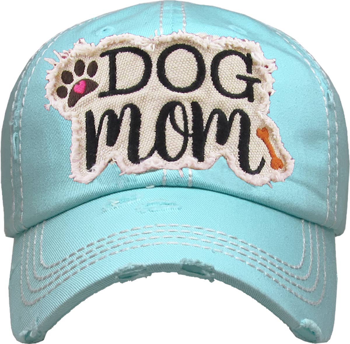 🐕💕🧢DOG MOM WASHED VINTAGE BALLCAP