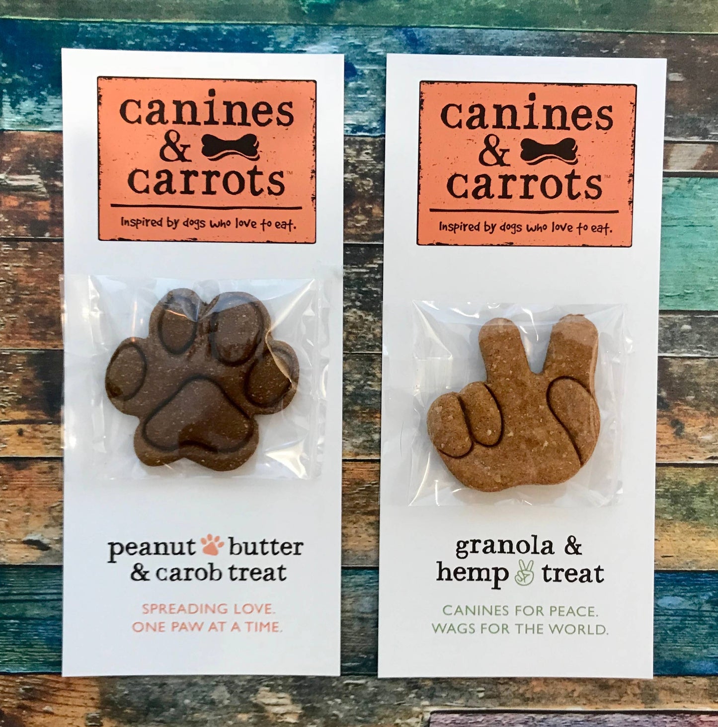 CANINES & CARROTS Dog Treats /Singles