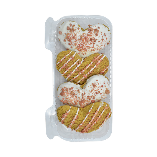 🥓💛 3" Jumbo Heart‑Shaped Cookie Maple Bacon