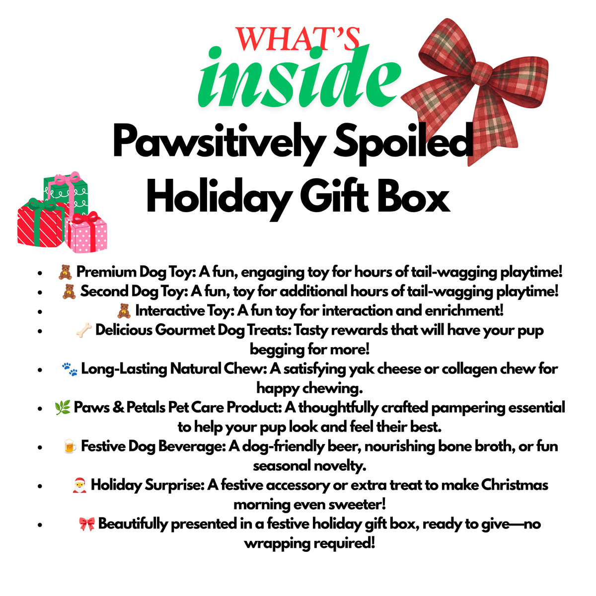 🎄Pawsitively Spoiled Holiday Gift Box