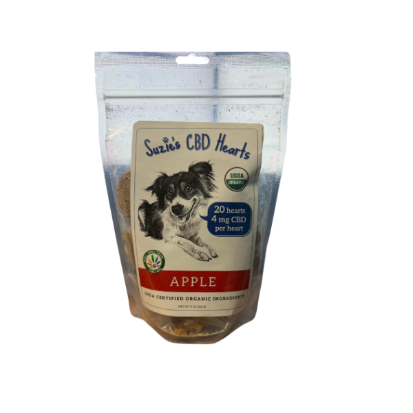 💚🐶 Suzie's CBD Hearts – USDA Organic CBD Dog Treats