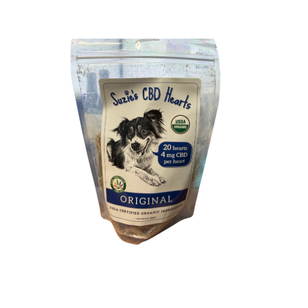 💚🐶 Suzie's CBD Hearts – USDA Organic CBD Dog Treats