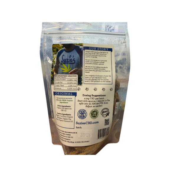 💚🐶 Suzie's CBD Hearts – USDA Organic CBD Dog Treats