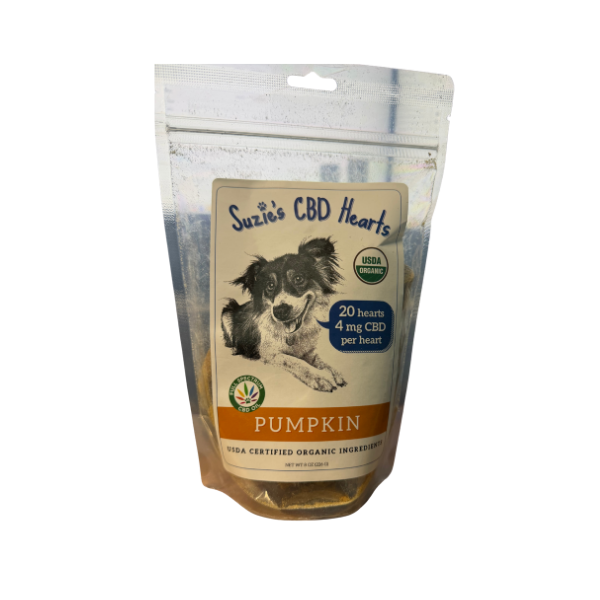 💚🐶 Suzie's CBD Hearts – USDA Organic CBD Dog Treats